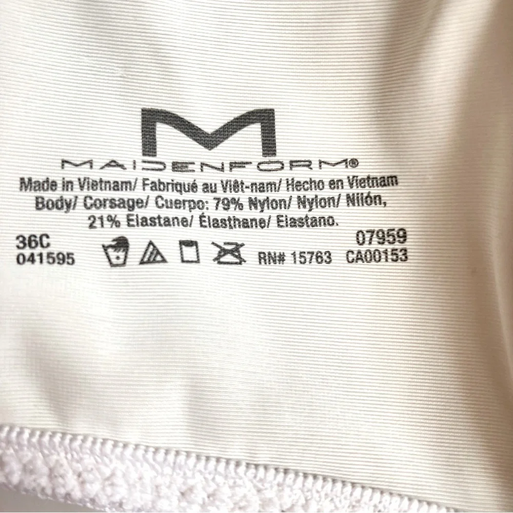 Maidenform Ivory Bra 36C